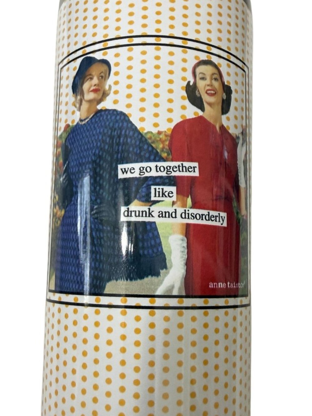 NIB Anne Taintor Stainless Steel Travel Tumbler 22-Ounce Drunk & Disorderly Lid - Picture 4 of 10